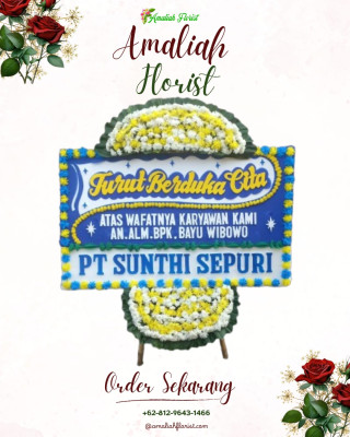 Papan Bunga Duka di Panumbangan