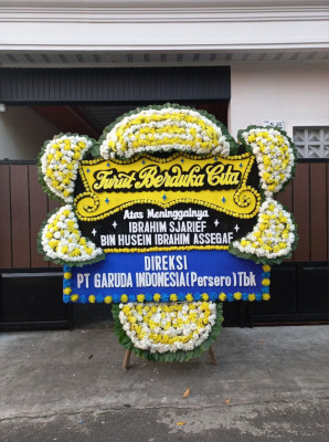 Papan Bunga Duka di Panumbangan